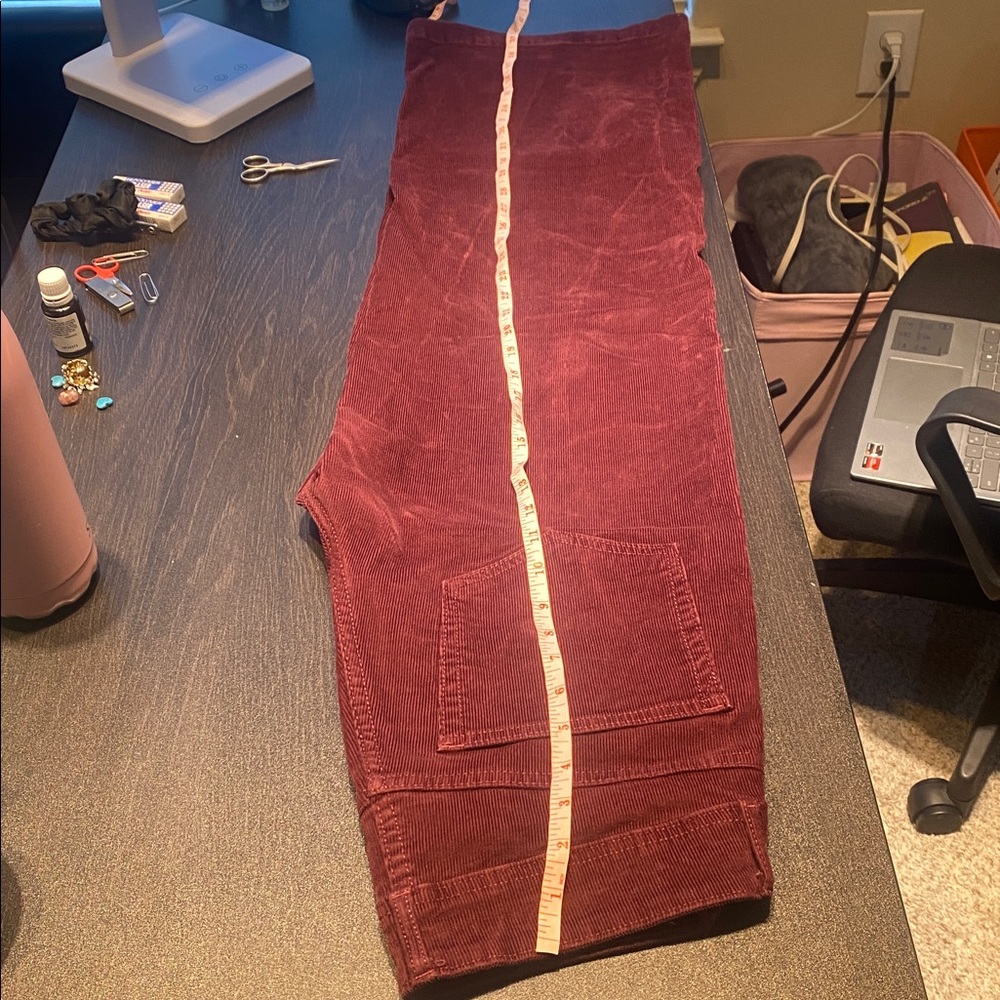 High Rise Corduroy Stride Wide-Leg Pants - Picture 6 of 6